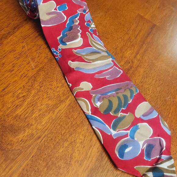 Barry Manufacturing ~ Vintage, Abstract Necktie ~ Excellent Condition - Picture 2 of 5